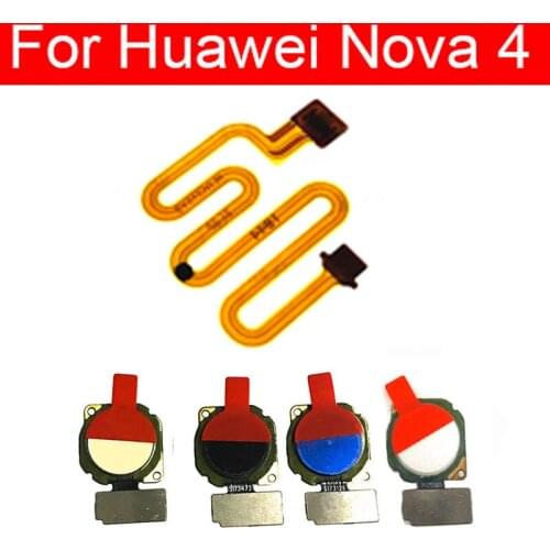 Home Button Flex Ribbon Cable Assembly For Huawei Nova 4 Nova4 Home Return Key Button Flex Ribbon Cable Replacement Repair