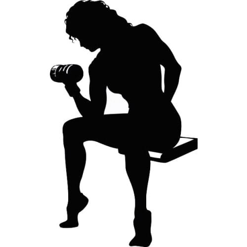 Customized Womens Fitness Sexy Car Stickers Pvc Personality Auto Body Windows Fashion Waterproof Beautiful Decal Decoration