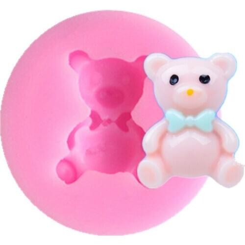 DIY Baking Tool Bear Silicone Fondant Cake Decorating Tool Chocolate Cake Mold Silicone Mold Cupcake