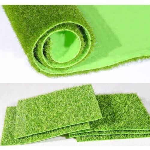 Grass Mat Green Artificial Fake Lawns Turf Carpets Garden Ornament DIY Craft Artificial Lawn Grass for Wedding Party Decoration