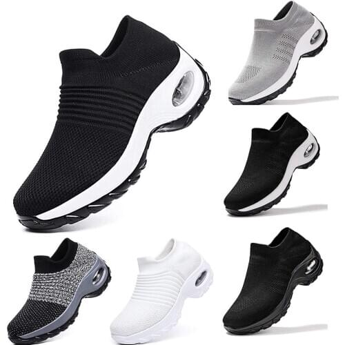 Oversize Air Cushion Platform Womens Running Shoes Womens Sneakers Womens Sports Shoes Sport Woman Black Trainers Gym GMB-0225