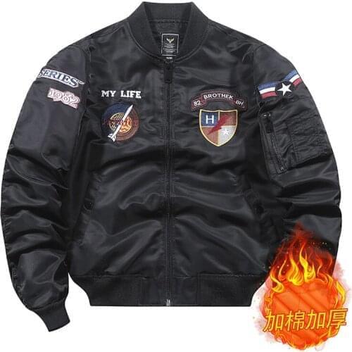 2021 New Arrival Fashion Bomber Jacket Men High Quality Embroidery Hip Hop Jackets Men Streetwear Mens Windbreakers 4XL Coats