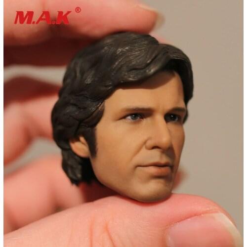 New 1/6 Scale Male Head Sculpt New Hope Harrison Ford Figure Model for 12'' Action Figure Dolls