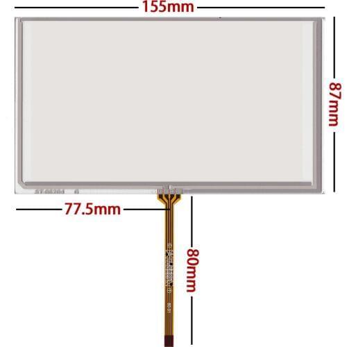 New 6.2 inch touch screen 155*87 6.2 hsd062idw1 TM062RDH03 on-board DVD hand-written screen