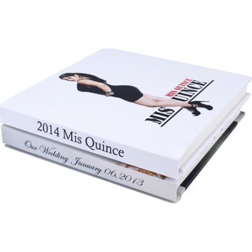 Photo cover flush mount wedding photo albums For newlyweds or Professional Photographer