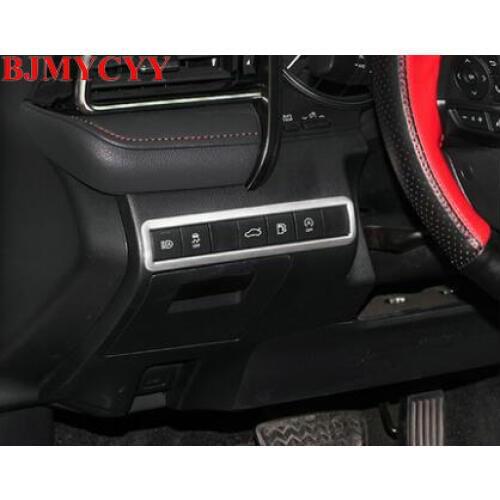 BJMYCYY car styling Automobile headlamp switch ABS decoration frame 1PCS for Toyota Camry 2018 MK8 auto accessories