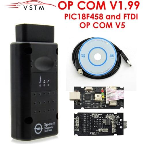 2020 v1.99 OPCOM V1.95 Professional Diagnostic Tool For Opel OP COM OP-COM With PIC18F458 Firmware V1.59 Auto Scanner