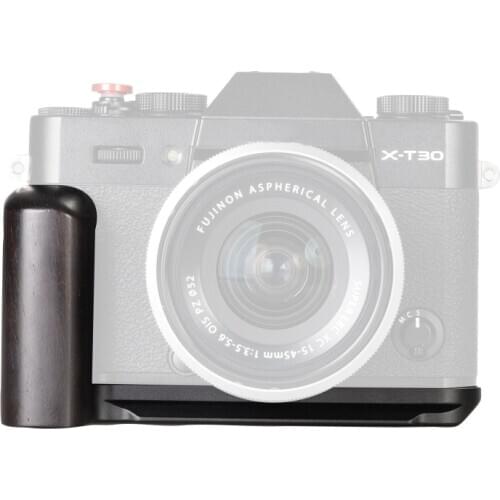 WEPOTO XT30 Grip Metal BracketQuick Release Base Black Ebony Handle Compatible with Fuji XT30 XT20 XT10 (GP-XT20-B)