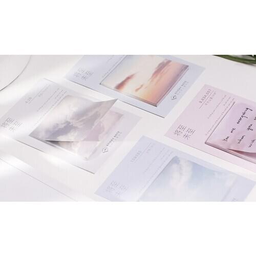 Happy cloud sticky note memo pad(1pack)