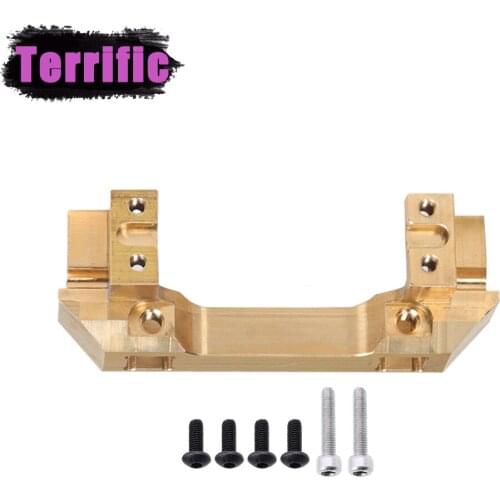 TRX-4 Metal Brass Counterweight Front Bumper Mount Servo Mount for 1/10 RC Crawler Traxxas TRX4 Upgrade Parts