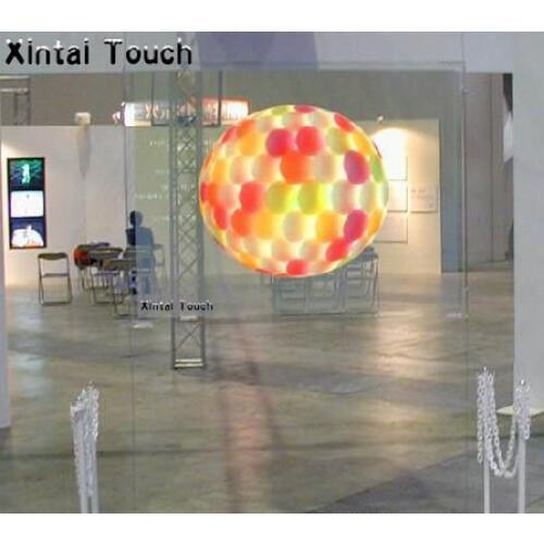 On sale! Best price of 3 square meters (1.524m * 2 m ) Holographic transparent Rear Projection film/foil