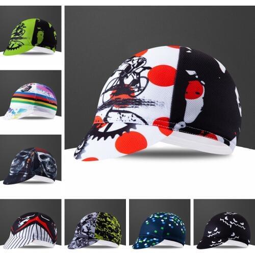 Coolmax Cycling Cap Bike Pro Team Headbands Breathable Summer Cycling Sweat Dry Mtb Road Bike Hat Wear Men Women Bike Caps