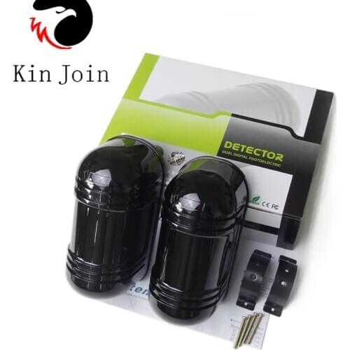 Waterproof Dual Beam Sensor Active Infrared Intrusion Detector IR 20m~150m Outdoor Perimeter Wall Barrier Fence for GSM alarm