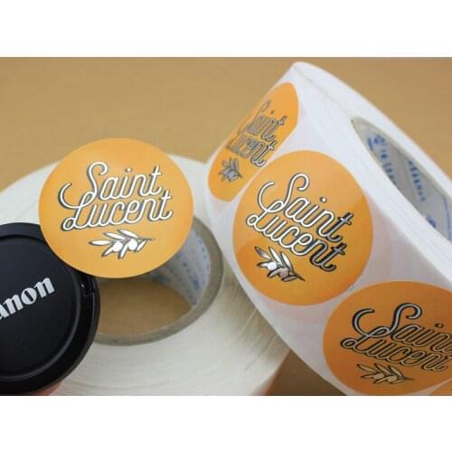 High quality adhesive OEM prining cosmetic stickers