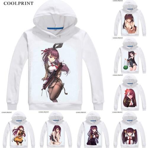 WA2000 Digital Sky Mens Hoodies Girls Frontline Girls' Doujinshi Anime Sweatshirt Streetwear Custom Hoodie Costume Hooded
