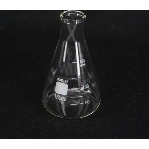 150ML Conical Erlenmeyer Flask G3.3 Borosilicate Glass Lab Supplies