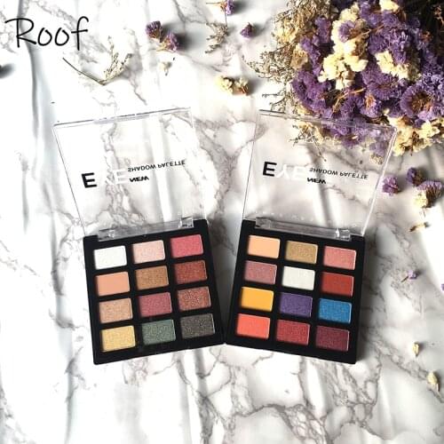 2019 Makeup Pressed Powder 12 color Eye Shadow Long Lasting Shadow Matte Professional Shadow Bright Shimmer Palette Makeup Gift