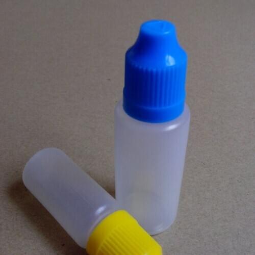 500pcs Soft PE Plastic Needle Bottle 15ml Liquid Bottles with Childproof Cap for E Liquid Empty Dropper Bottle