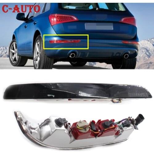 Car Smoke Lens Left Right Rear Bumper Lower Tail Light For Audi Q5 2009 2010-2017 8R0945095 8R0945096 EU Version With Bulbs