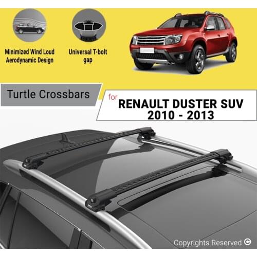 BARS FOR RENAULT DUSTER (HS) SUV 2010 - 2013 ALUMINUM ALLOY SIDEBARS CAR ROOF RACK LUGGAGE CARRIER CROSSBAR