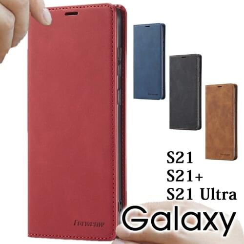 For Samsung Galaxy S9plus Case Leather Vintage Phone Case Funda Samsung S10 Plus Case Flip Magnetic Wallet Case S9 s10e Leather