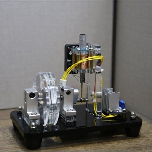 DIY Single coil electromagnet reciprocating motor electronic production kit