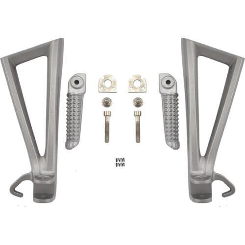 For YAMAHA YZF R6 2006 2007 2008 2009 2010 2011 YZFR6 06-11 Motorcycle Rear Passenger Foot Pegs Foot rest With Brackets