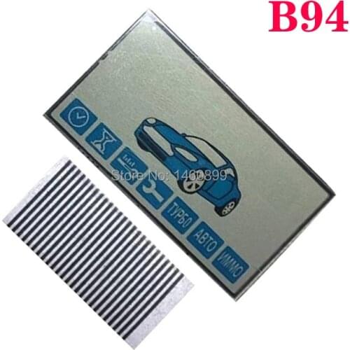 10PCS/lot B94 LCD Display Zebra Flexible Cable for Starline B94 LCD Remote Controller Keychain B94 Display with Zebra Stripes
