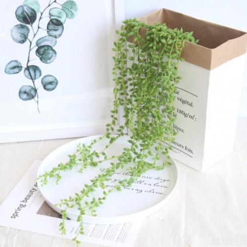 78cm simulation lover tear wall hanging meat green plants artificial flowers rattan home wedding decoration office accessories