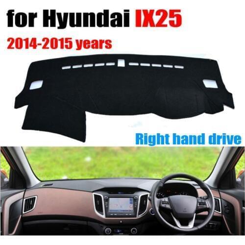 Car dashboard cover mat for Hyundai IX25 2014-2015 years Right hand drive dashmat pad dash cover auto dashboard accessories
