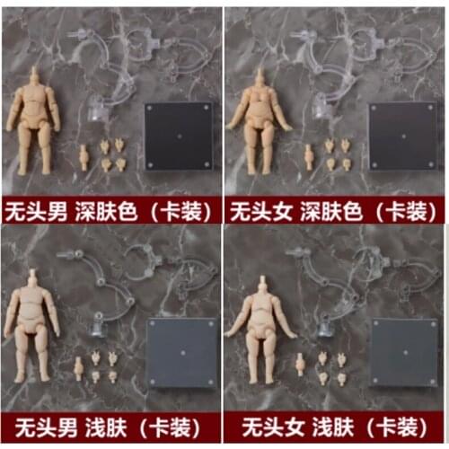 DIY Nude Baby Doll Mini Action Figure Moveable 10cm Toys For GSC, ob11, YMY,1/12 BJD Doll Ball Joint Body With Stand