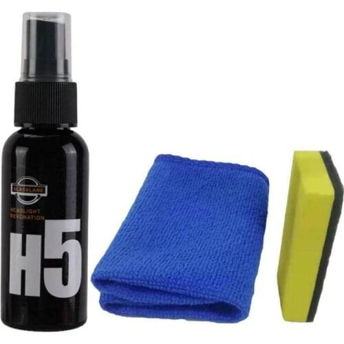 30/50ML Car Headlight Repair Set H5 Crystal-free Coating Anti-oxidation Headlight Scratch Yellowing Restoration Polishing TSLM1