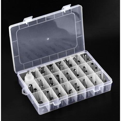 38 /42Pcs Cake Decorating Mouth Cake Cookie Complete Set of Silk Flower Tools Stainless Steel Squeezing Flower Squeezer Set