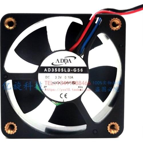 AD3505LB-G56 3.3V 0.10A DC small fan ball bearing cooling small wind