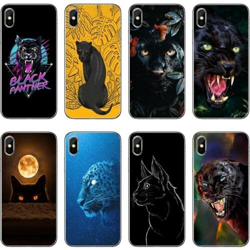 Animal Panther Transparent Phone Case For iPhone 12 11 Pro Max Mini XS Max XR X 8 7 Plus 6 6S Plus 5 5S SE 2020
