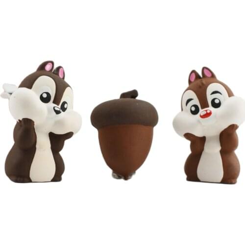 Cute Squirrel Epoxy Resin Fondant Silicone Mold for DIY Plaster Ornaments Fondant Chocolate Candy Mould Kitchenware Baking Tool