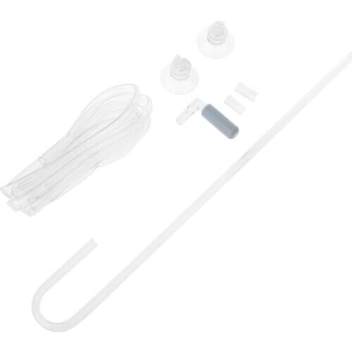 Aquarium CO2 System Diffuser 360 Degrees Check Valve Arcylic Tube with Suction