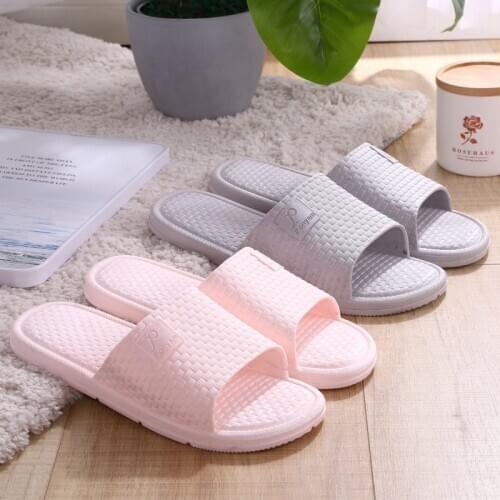 Slippers Womens Summer Slippers Mens Plastic Home Slippers Bathroom Slippers