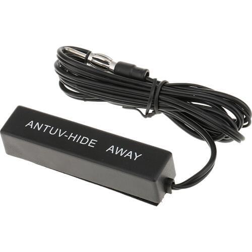 Universal Hidden Amplified Antenna Kit 12v Electronic Stereo AM/FM Radio