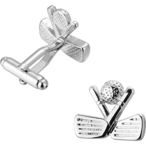 High-end mens shirt brand jewelry Cufflinks Golf cufflinks, sports equipment design style of French shirt accessories