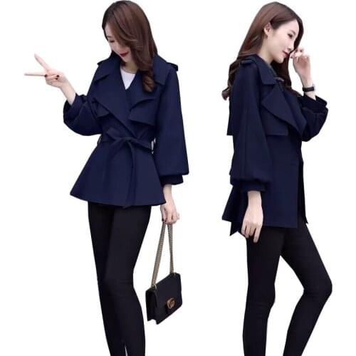 Female All-match Short Windbreaker 2021 Women Jacket Female Spring Autumn Coats Ladies Casual Tops Lady Temperament Overcoat