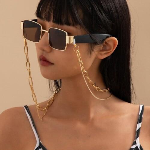 Gold Silver Eyeglass Chains Mask Chain For Women Men Trendy Unisex Reading Sunglasses Chain Reading Spectacles Holder Cord Chain