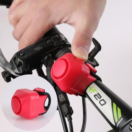 Bike Electronic Loud Horn 120 Db Horn Warning Safety Horn Rainproof Bicycle Handlebar Alarm Ring Bell Cycling Bike Accessories