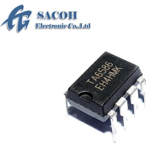 10PCS/lot New OriginaI TA6586 6586 DIP-8 Motor Driver IC