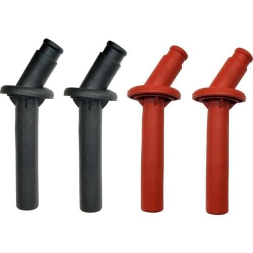 For Honda Hornet Jade 250 CBR250RR MC19 CBR250 MC14 MC17 MC19 MC22 Black/Red 2 Pairs High Pressure Motorcycle Spark Plug Cap