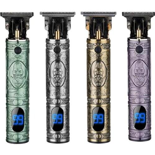 2020 USB Rechargeable Hair Clipper Electric hair trimmer Cordless Shaver Trimmer 0mm Men Barber Hair Cutting Machine for men