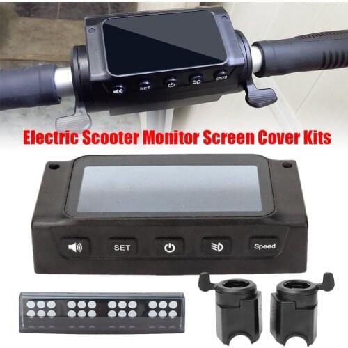 3PCS/Set Electric Scooter ABS Screen Cover Left and Right Thumb Handle Lamp Shell Lamp Housing Kit for KUGOO S1 S2 S3 Parts