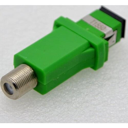 50PCS FTTH SC/APC 1550nm Passive Optical Fiber Adapter CATV Opto-Signal Inch F Male + 50PCS Female Head Fiber Connector
