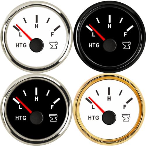 52mm Sewage Level Gauge For Car Boat Marine 0-190ohm 240-33ohm L-F 316L Waterproof Marine Holding Tank Level Gauge HTG Gauge