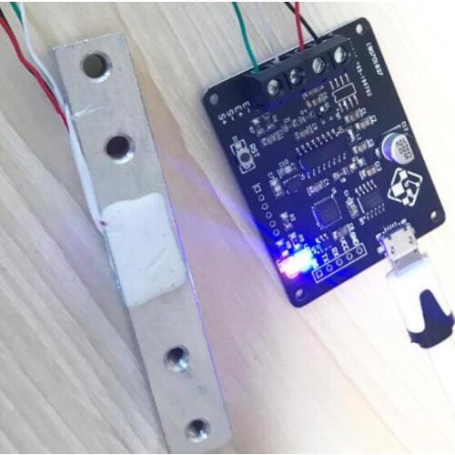 Weigh sensor / strain gauge pressure / 24-16 bit ADC weight data acquisition / USB serial output KG